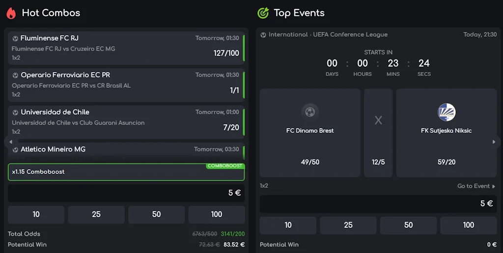 Sportsbook hotcombos Katanaspin
